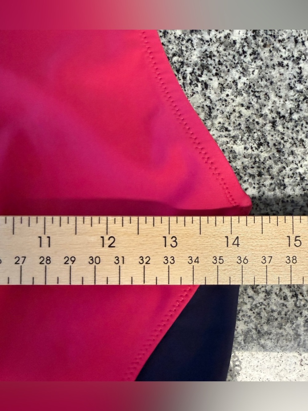 Sweaty Betty One-Piece Swimsuit | Colorblock | Hot Pink + Navy | Size L - Picture 7 of 8